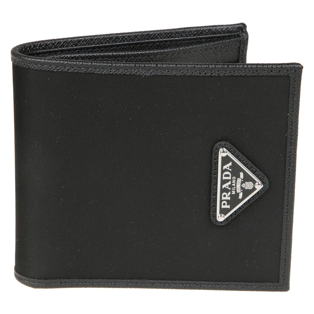 Prada Men's Black Re-Nylon Wallet - Wallets & Cardholders - One Size - Accessories