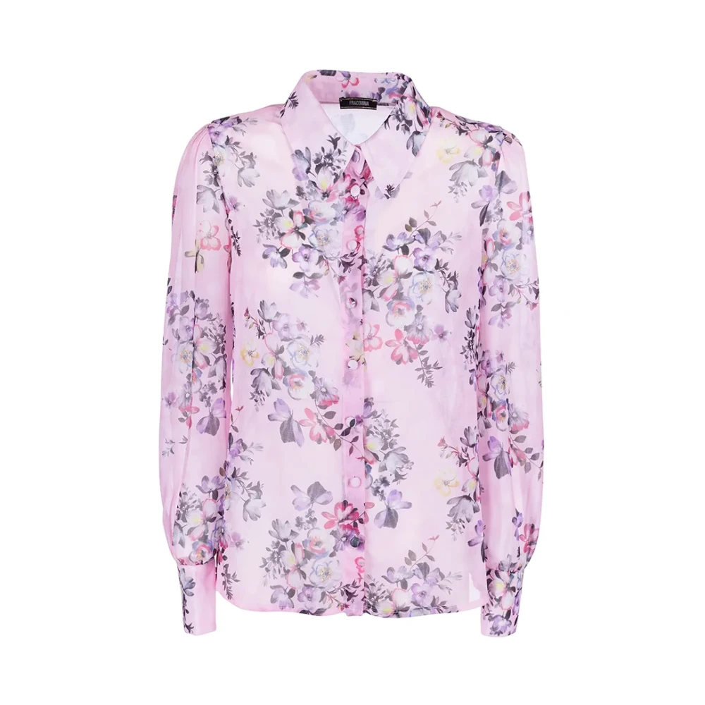 Fracomina Laily Flowers Shirt Pink Dames