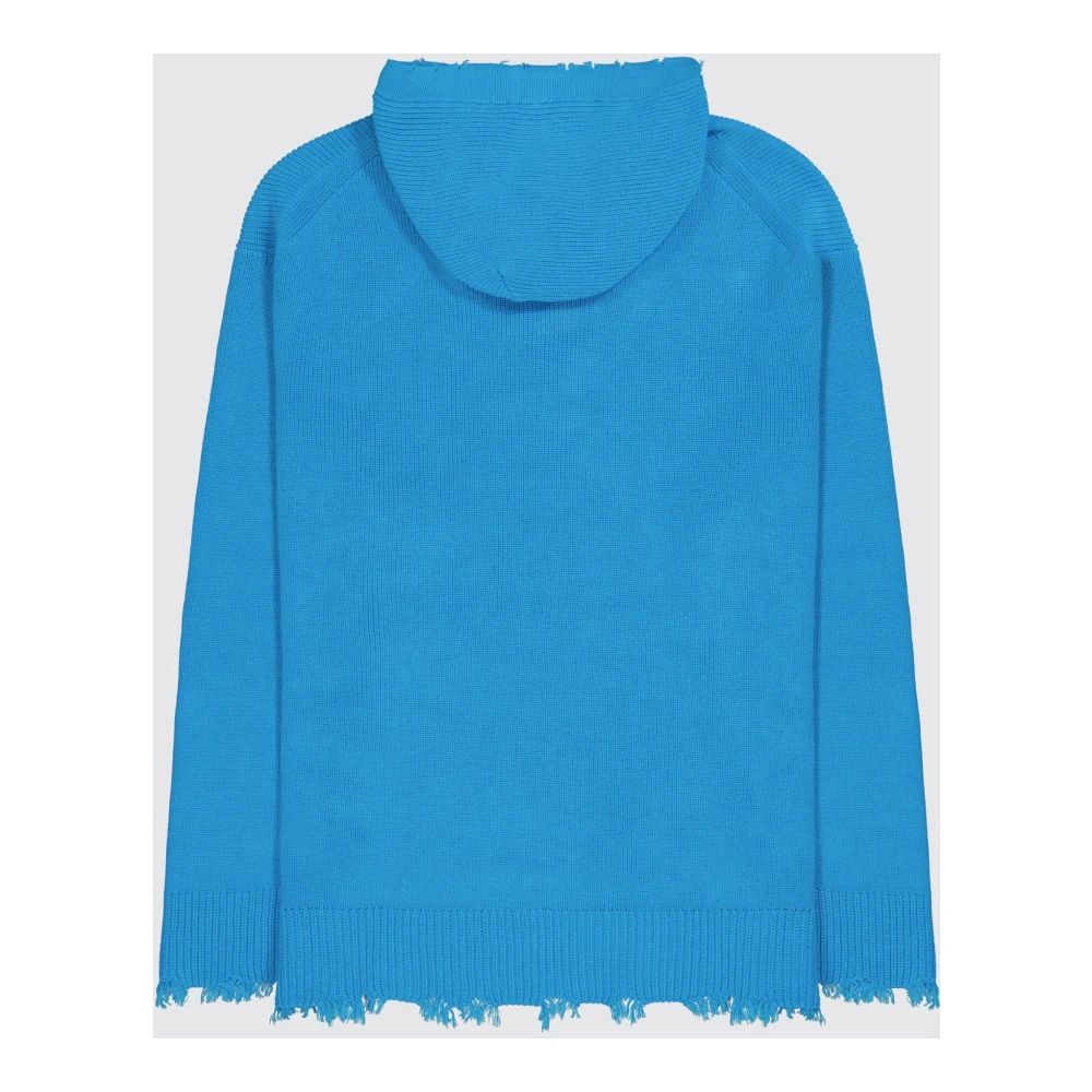 Laneus V-neck Knitwear Blue Heren