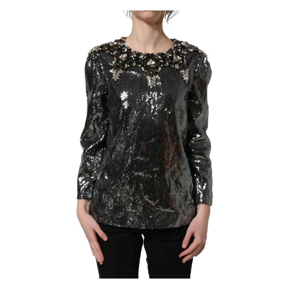 Dolce & Gabbana Femme Gris - Blouses - Blouses Et Chemises - Taille: 34 Fr