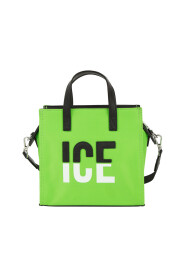 Mini tote bag con scritta logo