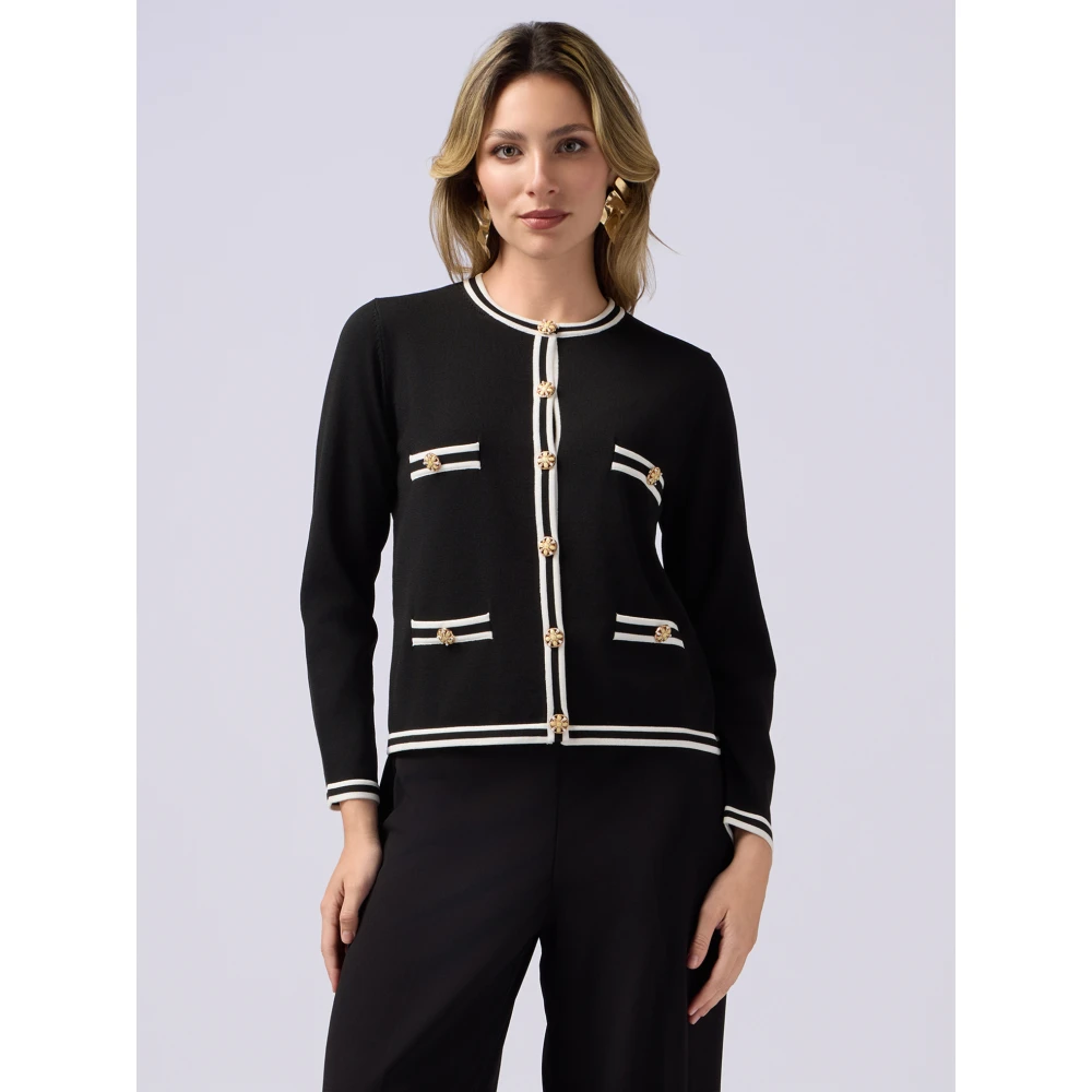 Oltre Vest met jaseffect Black Dames