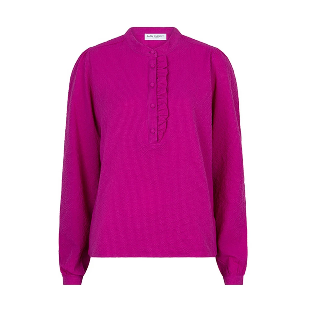 Lofty Manner Fie Blouse met lange mouwen Purple Dames