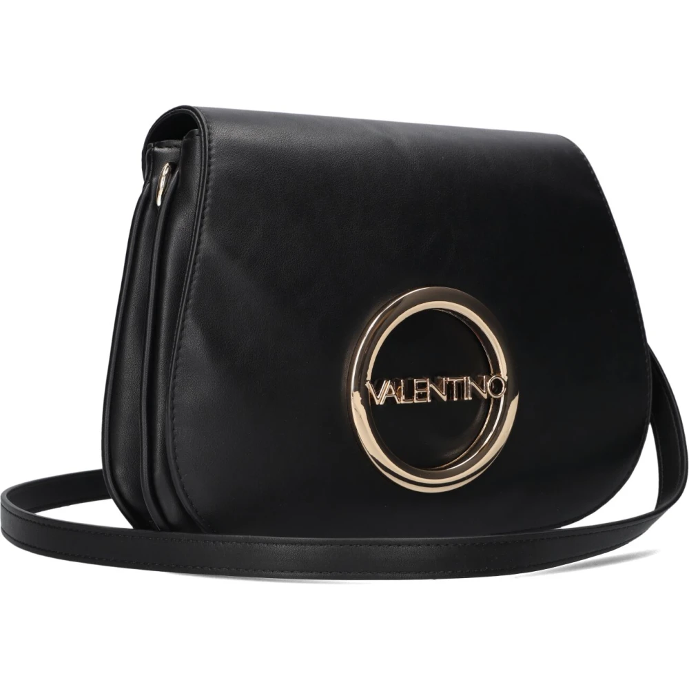 Valentino Zwarte Flap Tas voor Stijlvolle Vrouwen Black Dames