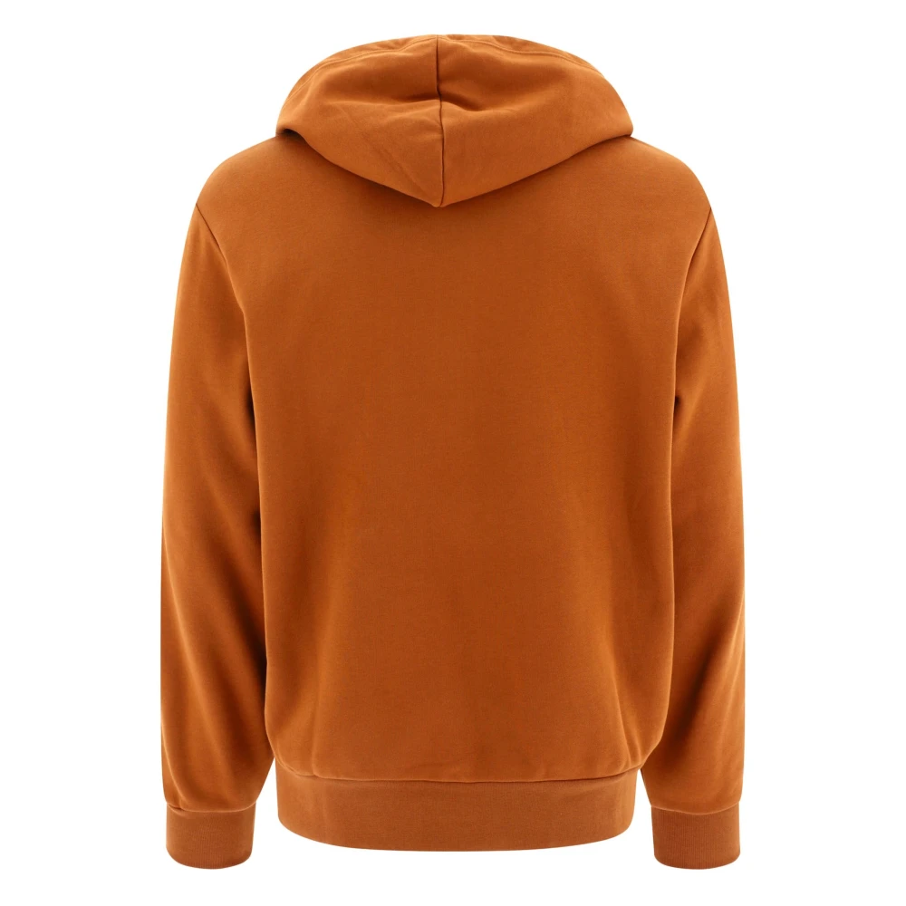 A.p.c. Katoenen hoodie in verschillende kleuren Brown Heren