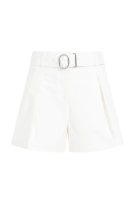 Mid Waist Cotton Shorts