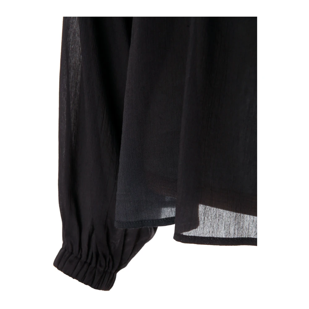 drykorn Elegante Blouse met Opstaande Kraag Blue Dames