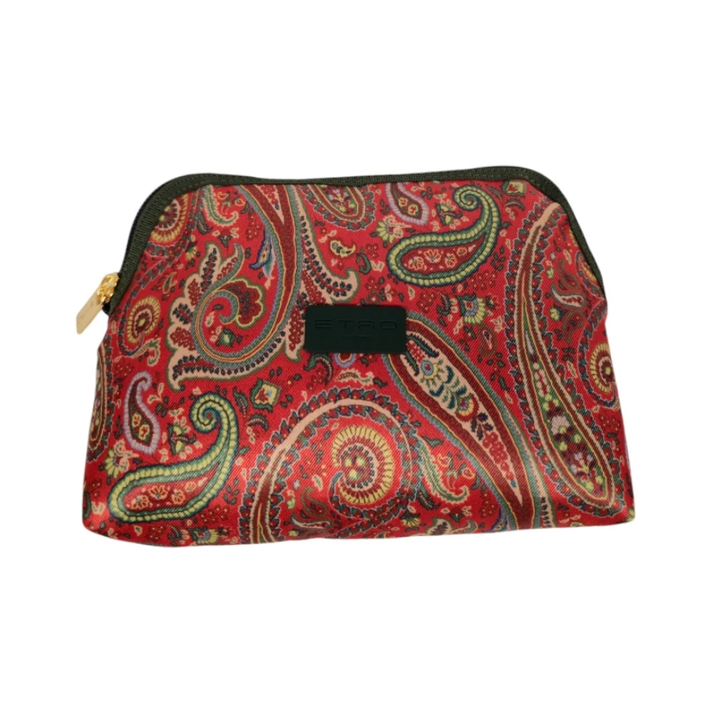 ETRO Rode Patroon Medium Dames Etui Red Dames