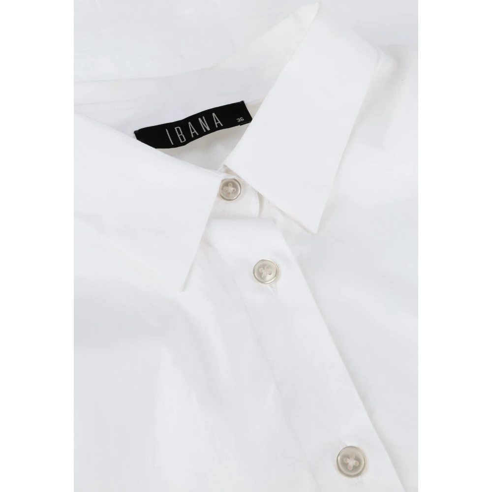 Ibana Witte Emma Blouse Veelzijdige Stijl White Dames