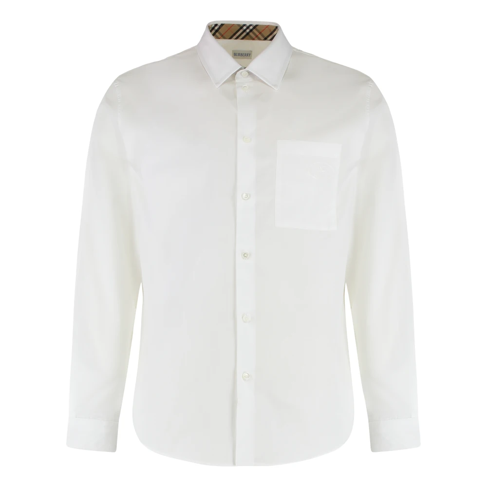 Burberry Men's White Cotton Shirt