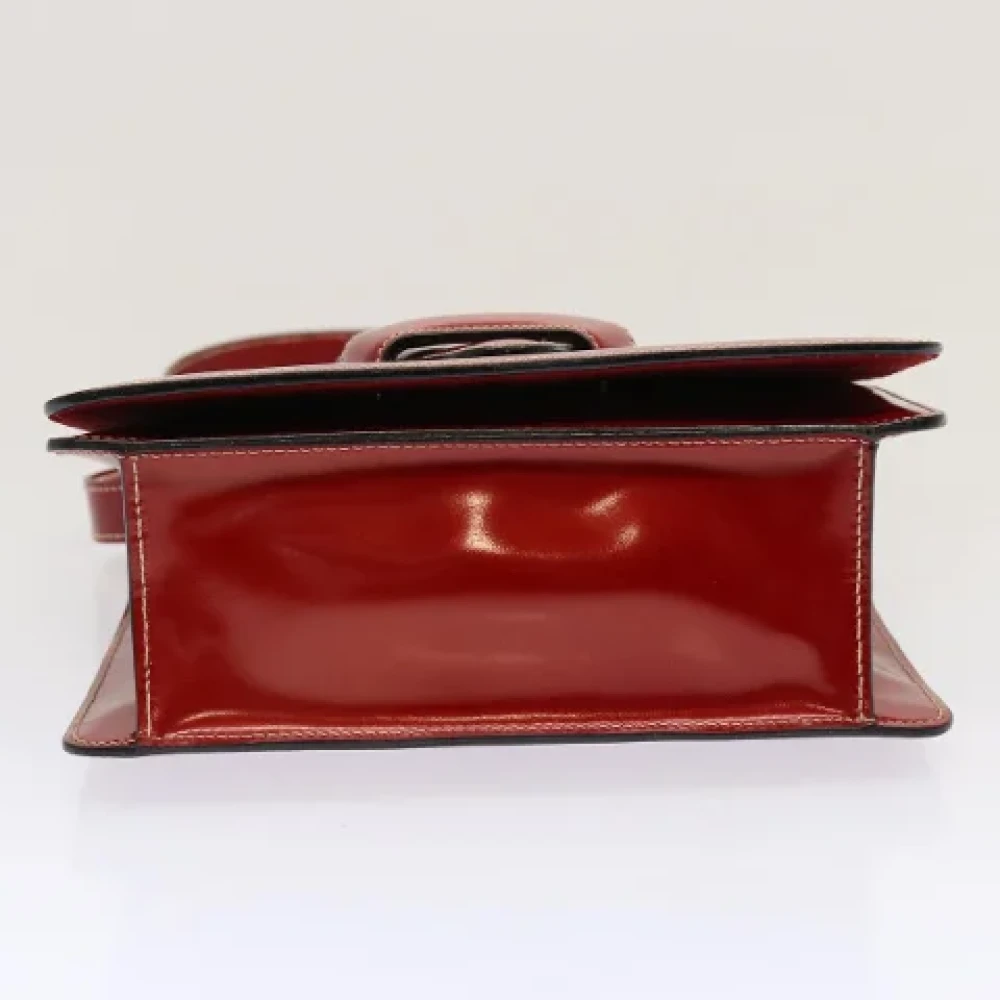 Loewe Pre-owned Leather handbags Red Dames