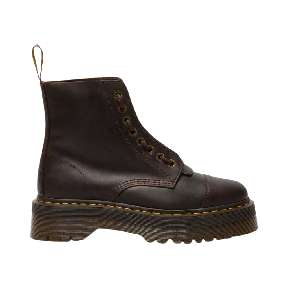 Dr. Martens Sinclair Platform Boot - Female - Lace-Up Boots - Brown - 3 Uk - Shoes