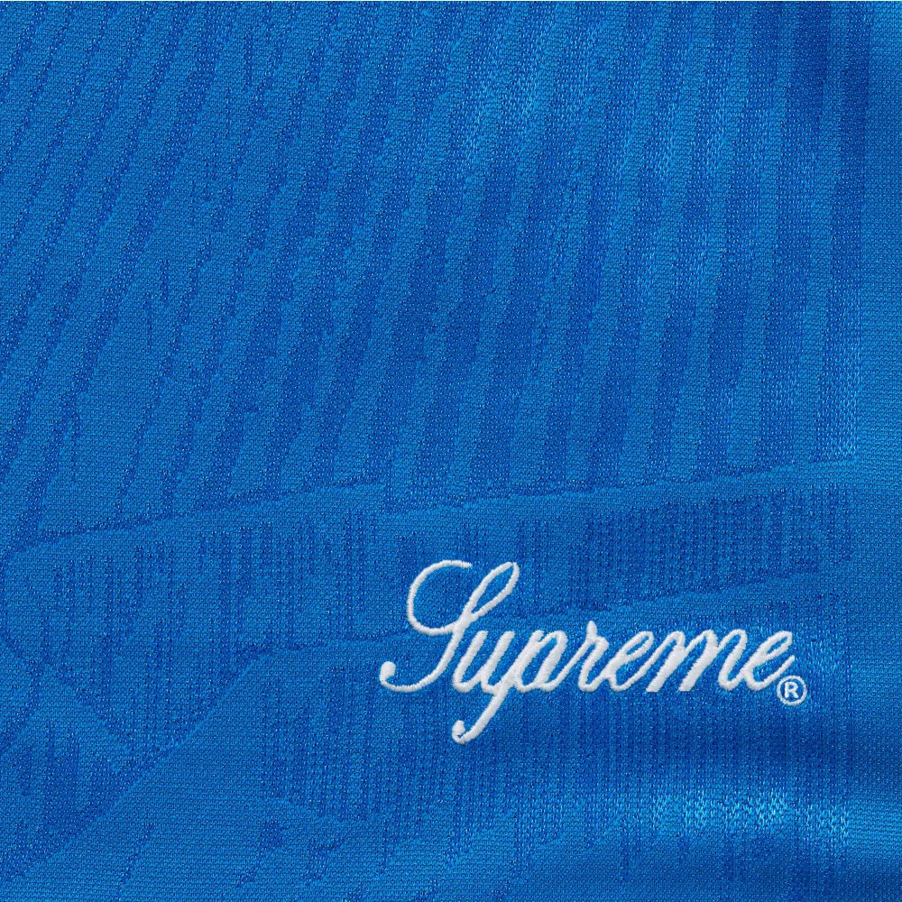 Supreme Blauwe Voetbalshorts | Stijlvol Blue Heren