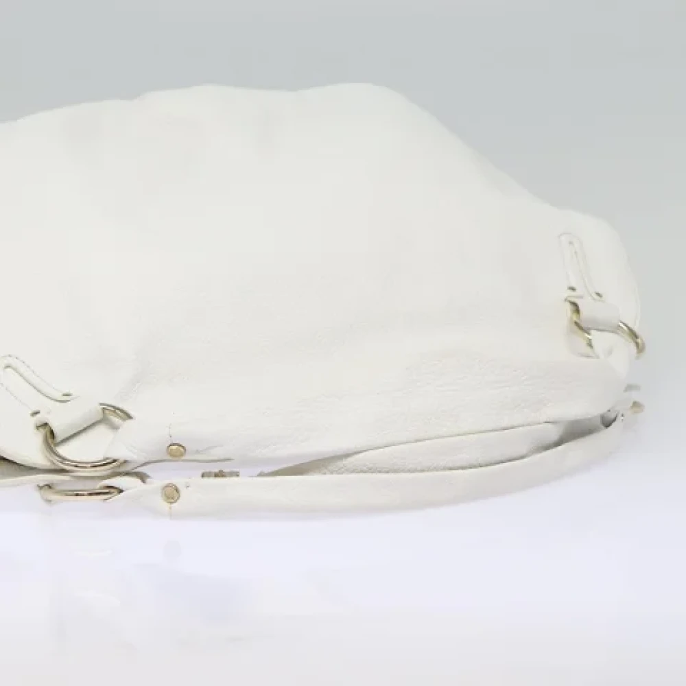 Celine Vintage Pre-owned Leather totes White Dames