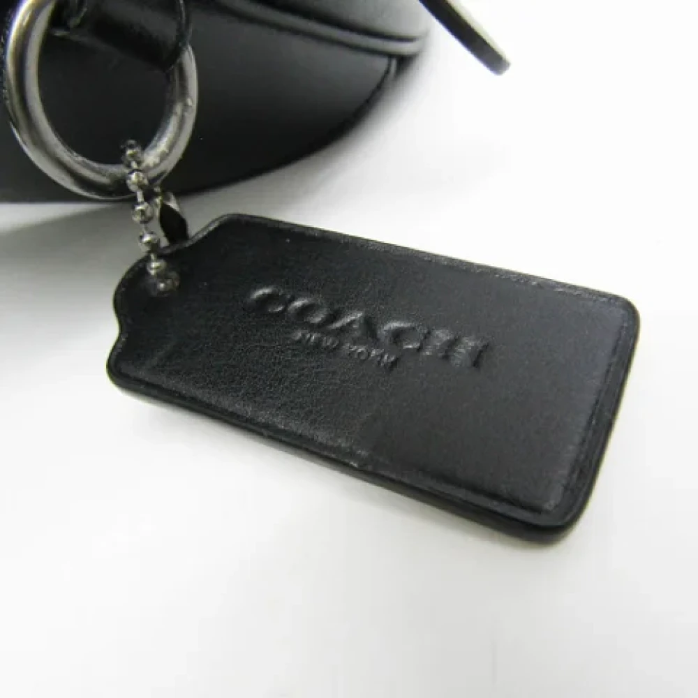 Coach Pre-owned Leather crossbody-bags Black Dames