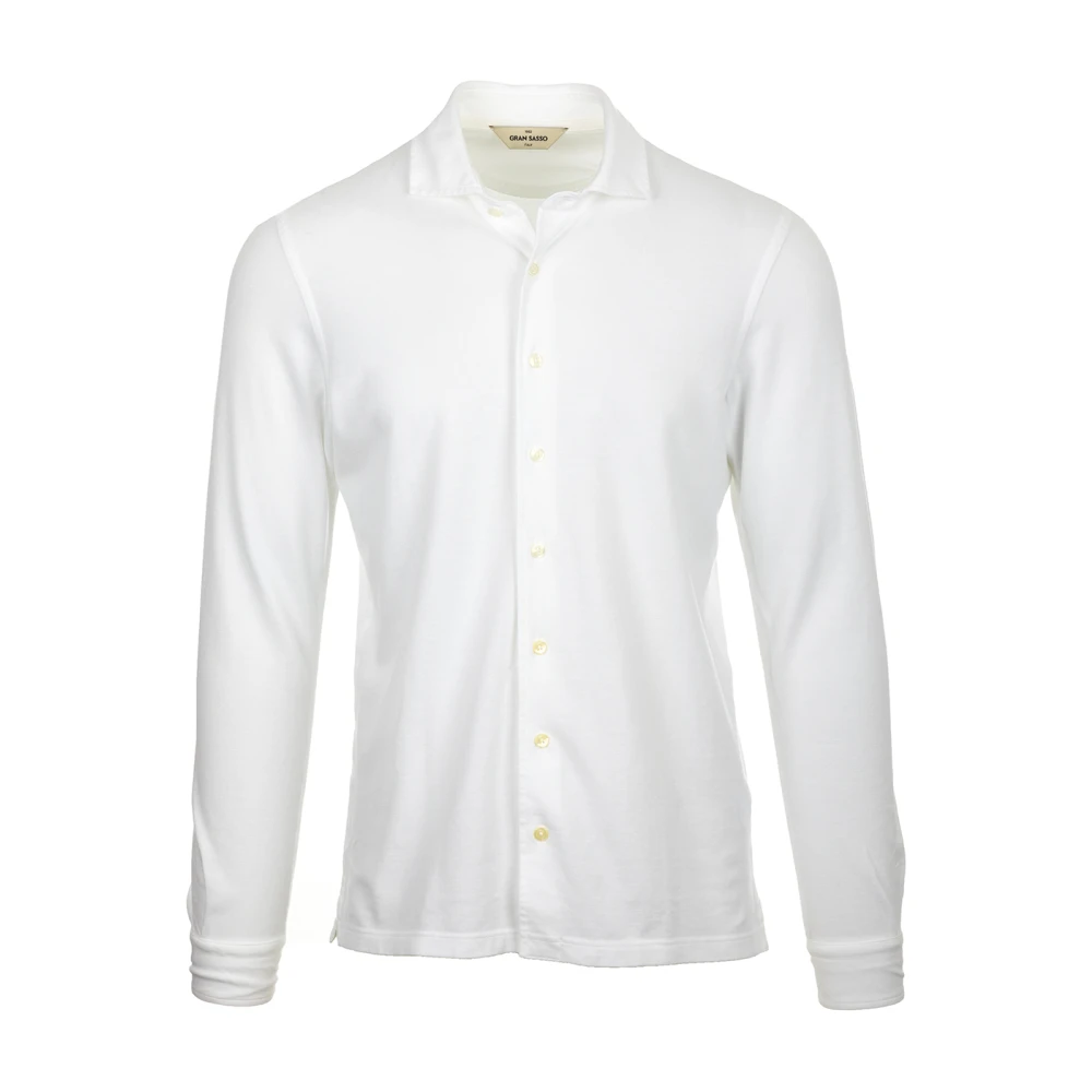 Gran Sasso Witte Casual Overhemden White Heren