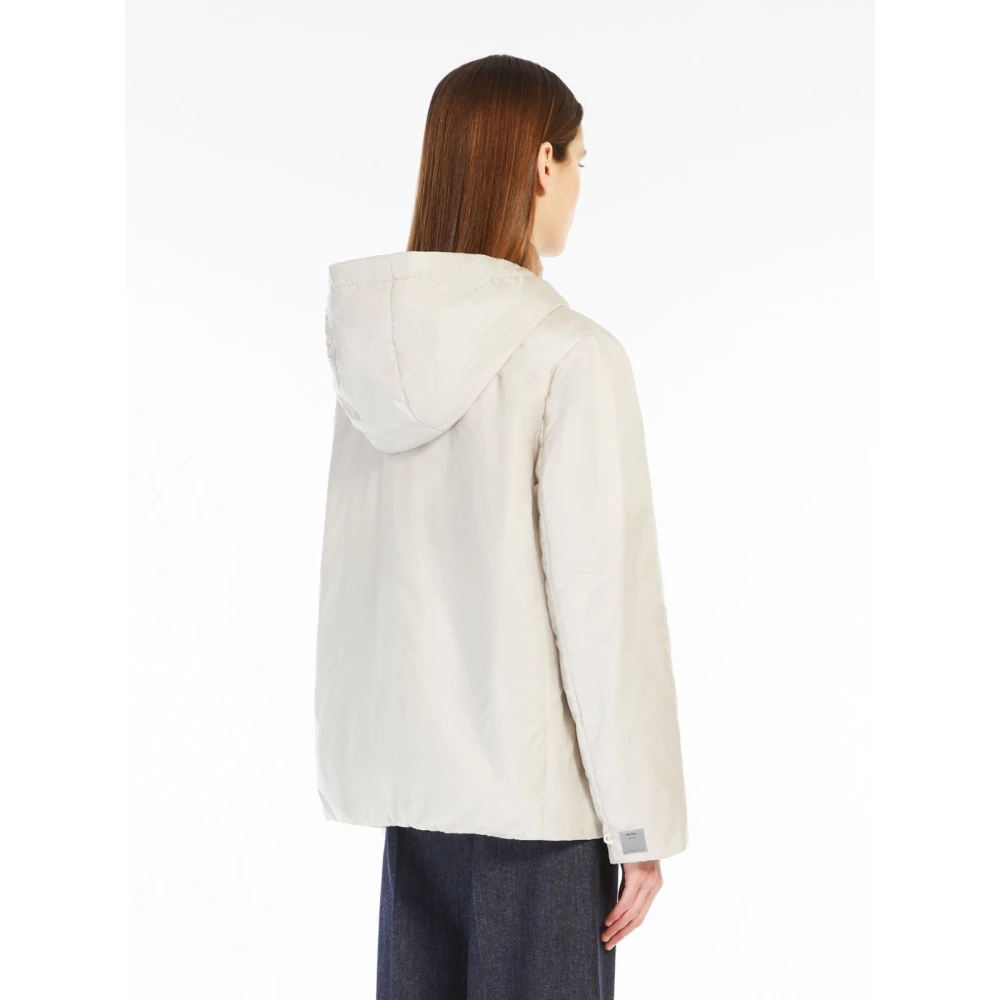 Max Mara Grijze waterafstotende capuchonjas Gray Dames