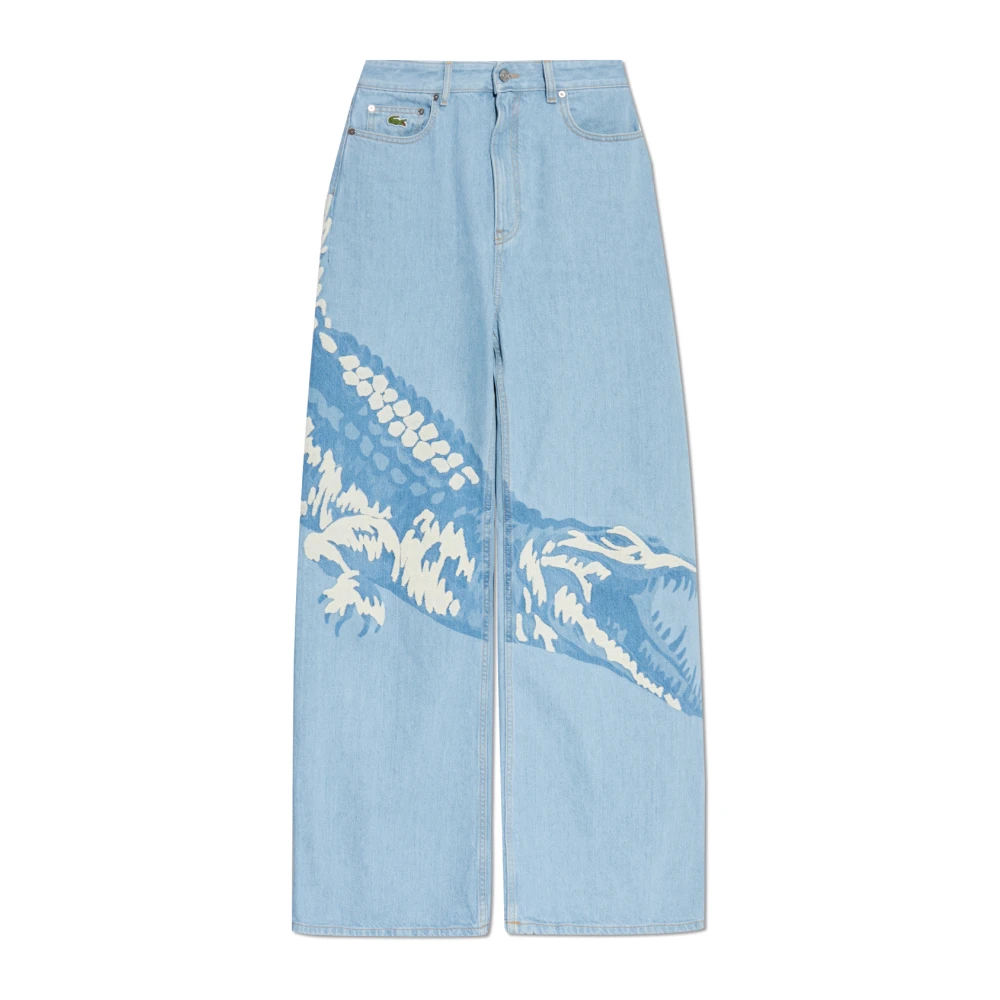 Lacoste Jeans met logo Blue Dames