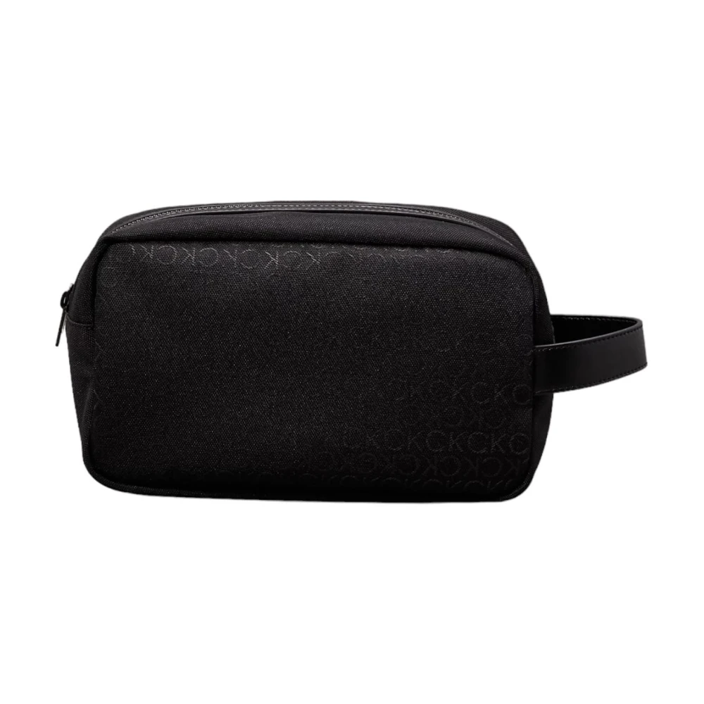 Calvin Klein Stijlvolle Beauty Case voor Essentials Black Heren