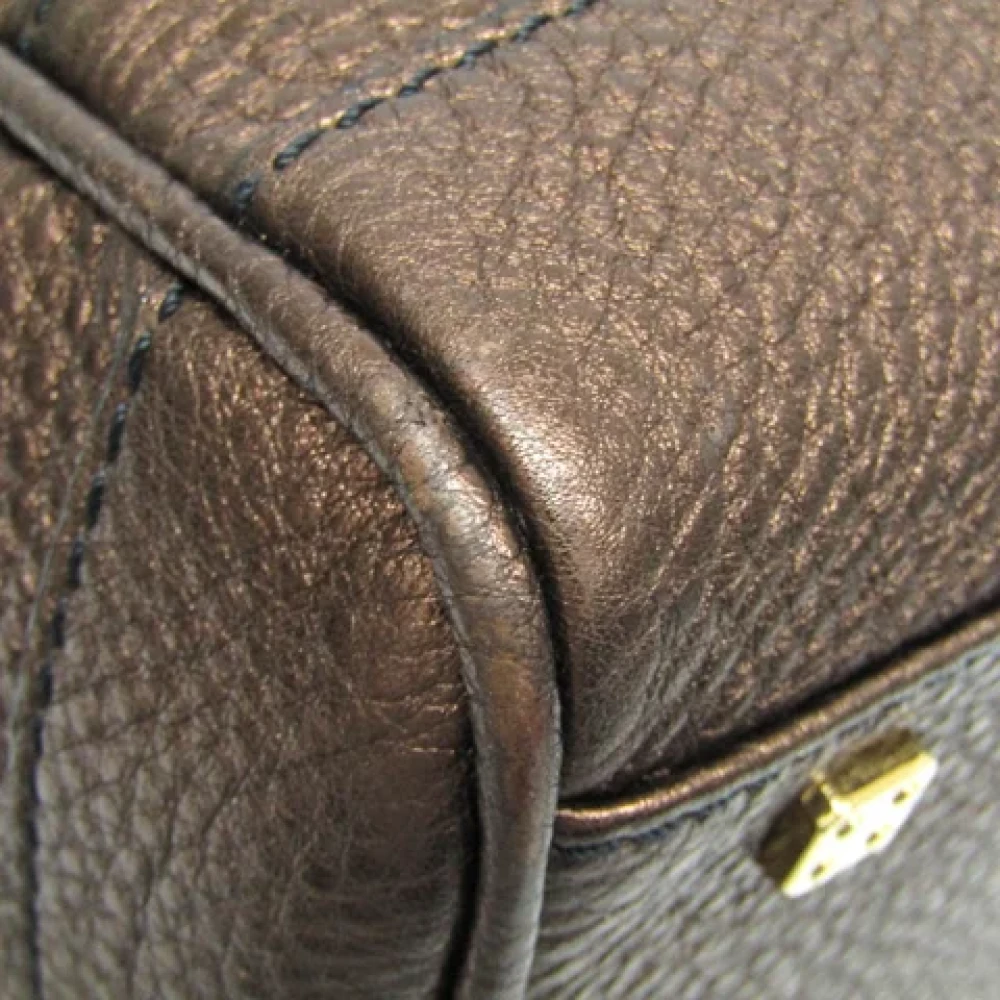 Loewe Pre-owned Leather handbags Brown Dames