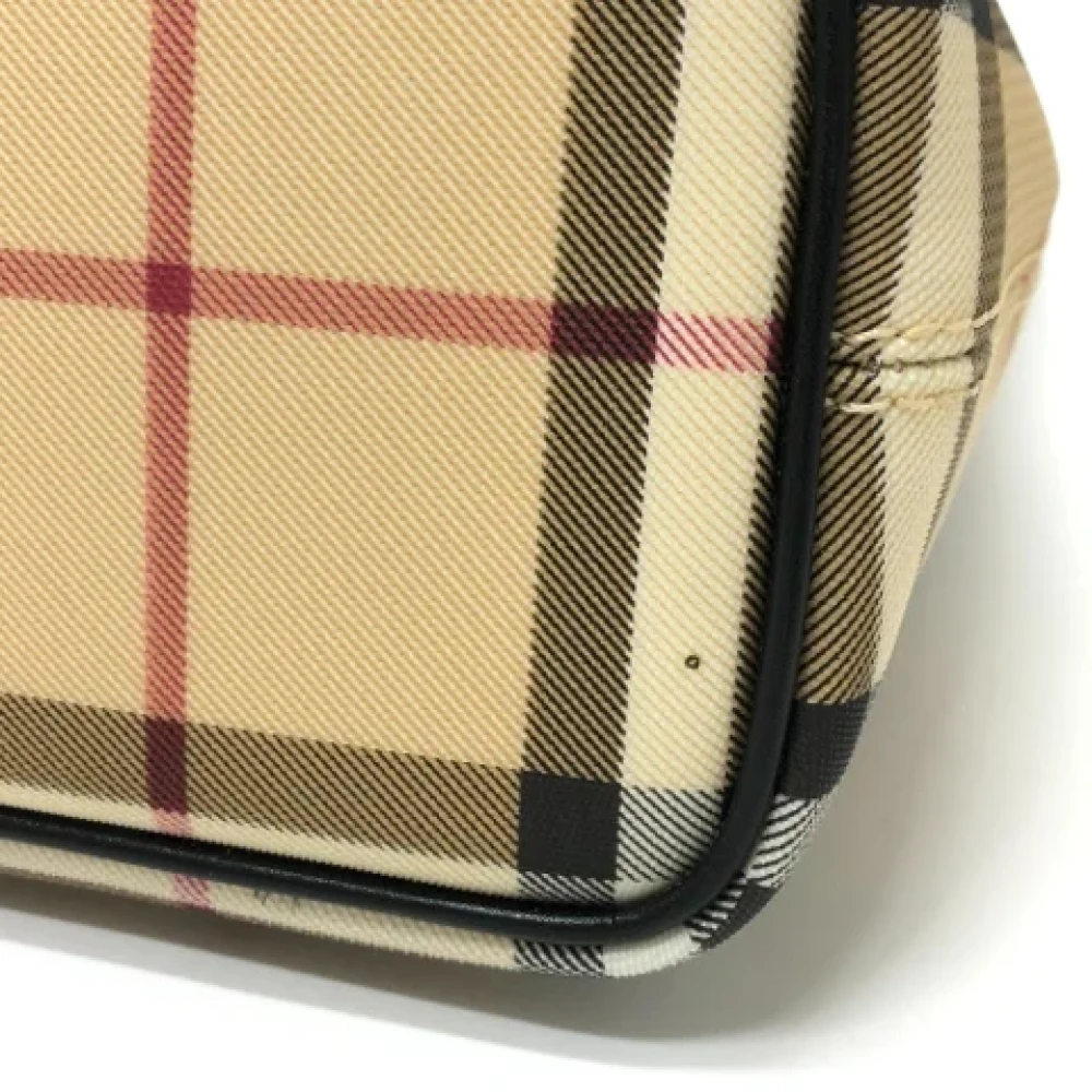 Burberry Vintage Pre-owned Fabric handbags Beige Dames