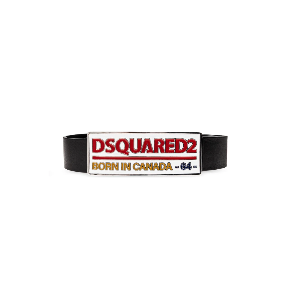 Dsquared2 Uomo Nero Accessori, 90 Cm, New,