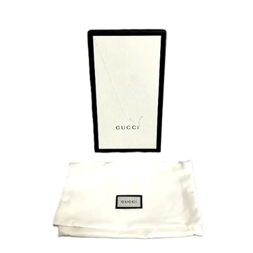 Gucci Vintage Pre-owned Leather wallets Brown Heren