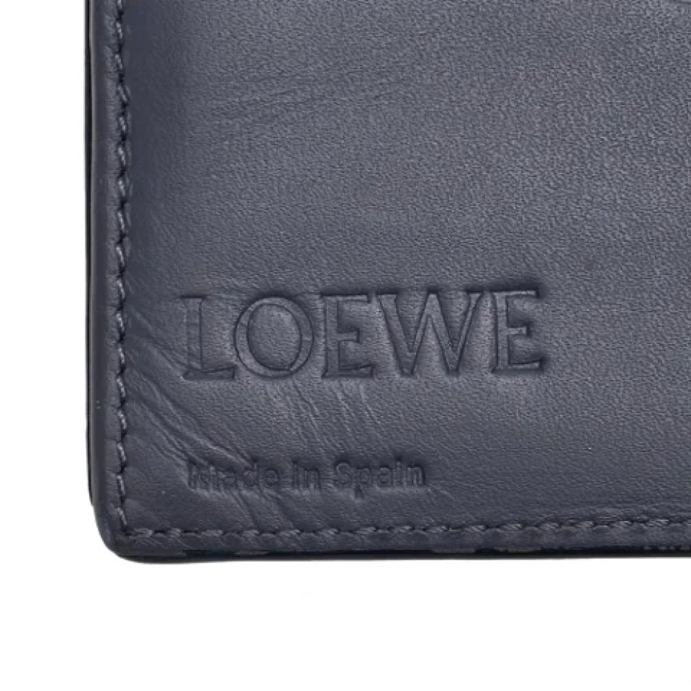 Loewe Pre-owned Leather wallets Black Dames