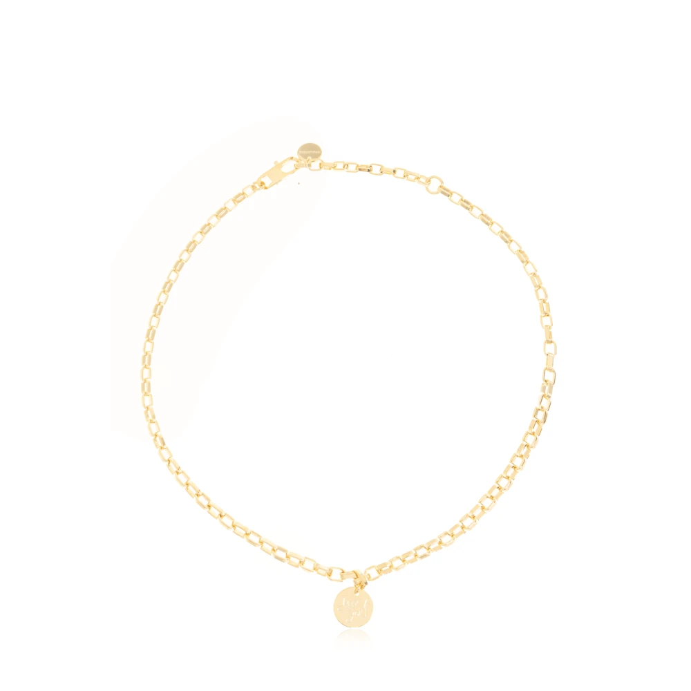Dsquared2 Vrouw Geel Accessoires Dames, One Size, Ronde Hanger Ketting