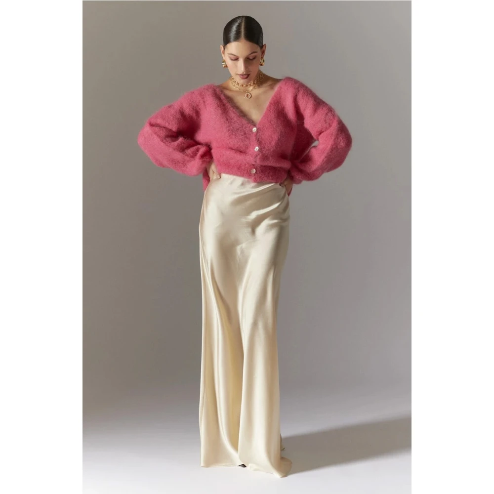 American Dreams Batik-geïnspireerde Cornelia Cardigan in Roze Pink Dames