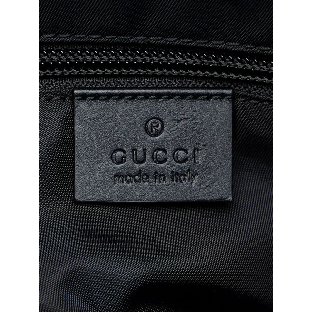 Gucci Technocanvas Rugzak met Verstelbare Riemen Black Unisex