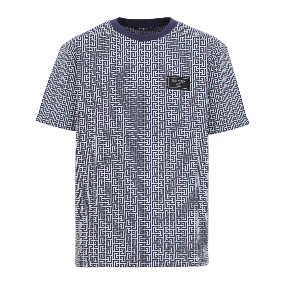 Balmain - Tops > T-Shirts - Blue - Balmain - Modalova