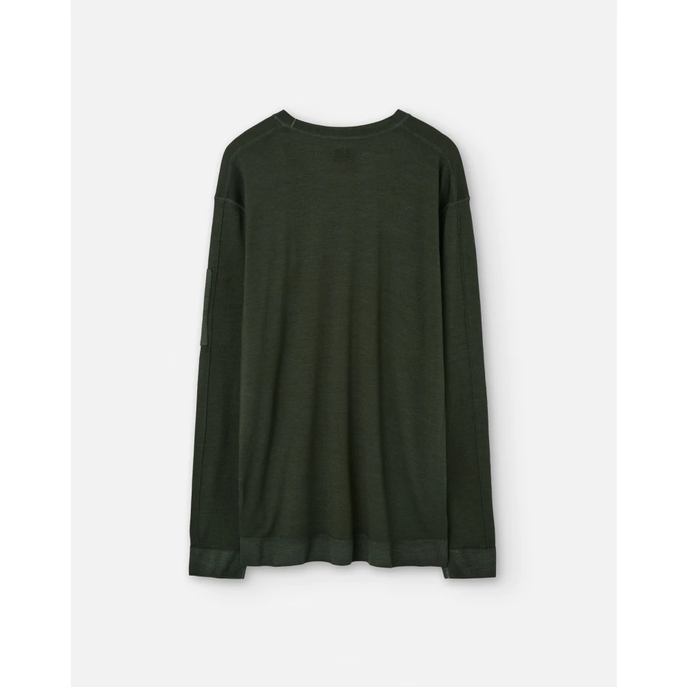 C.P. Company Groene Trui met Mouwlogo Green Heren