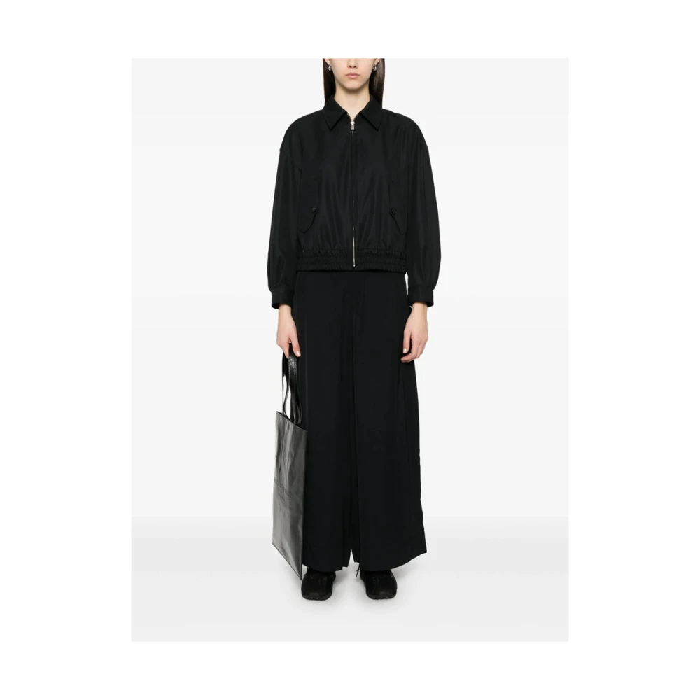 Y-3 Zwarte broek met elastische tailleband Black Dames