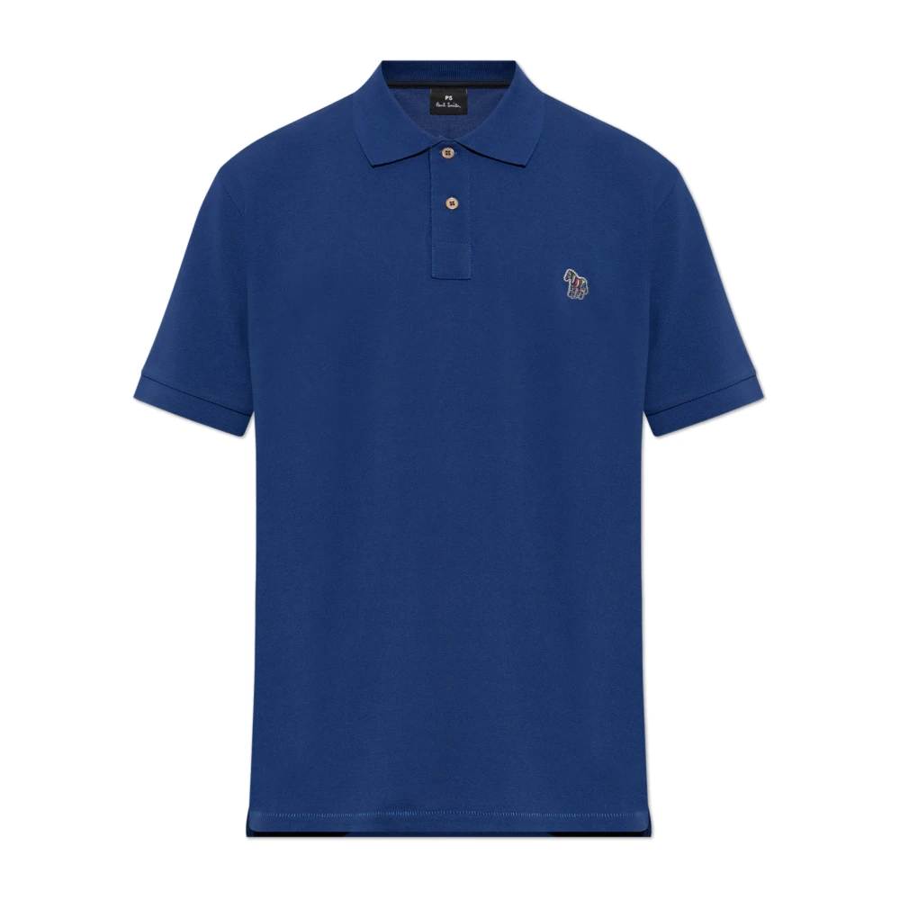 PS By Paul Smith Katoenen polo Blue Heren