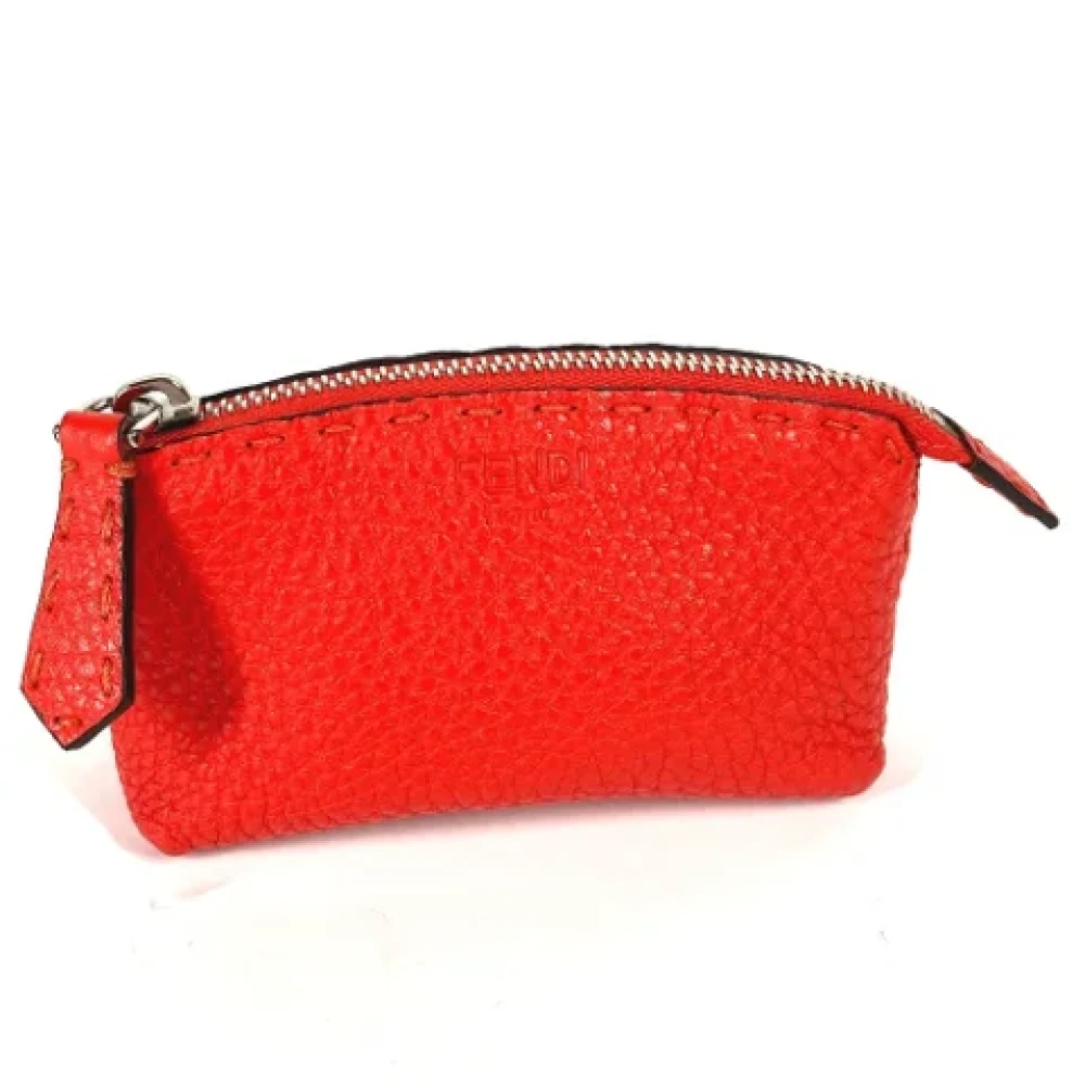 Fendi Vintage Pre-owned Leather fendi-bags Red Dames