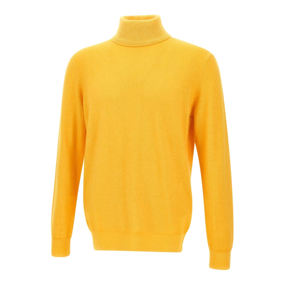 Kangra Kashmir Turtleneck Tröja Gul Yellow, Herr