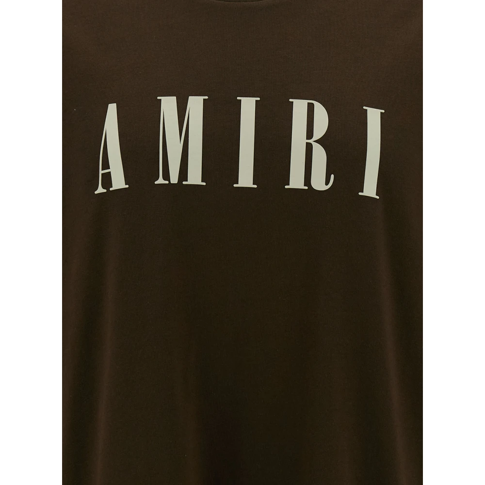 Amiri T-Shirts Brown Heren