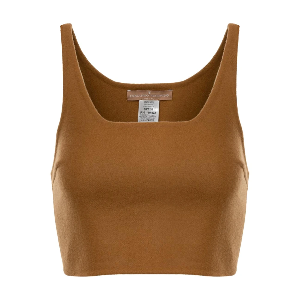 Ermanno Scervino Stijlvolle TOP met D432L300Hng80933 Brown Dames