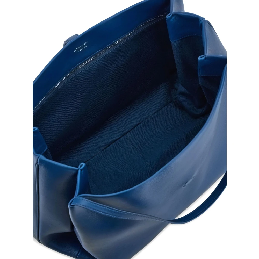 Salvatore Ferragamo Blauwe Tote Tas met Gancini Gesp Blue Dames
