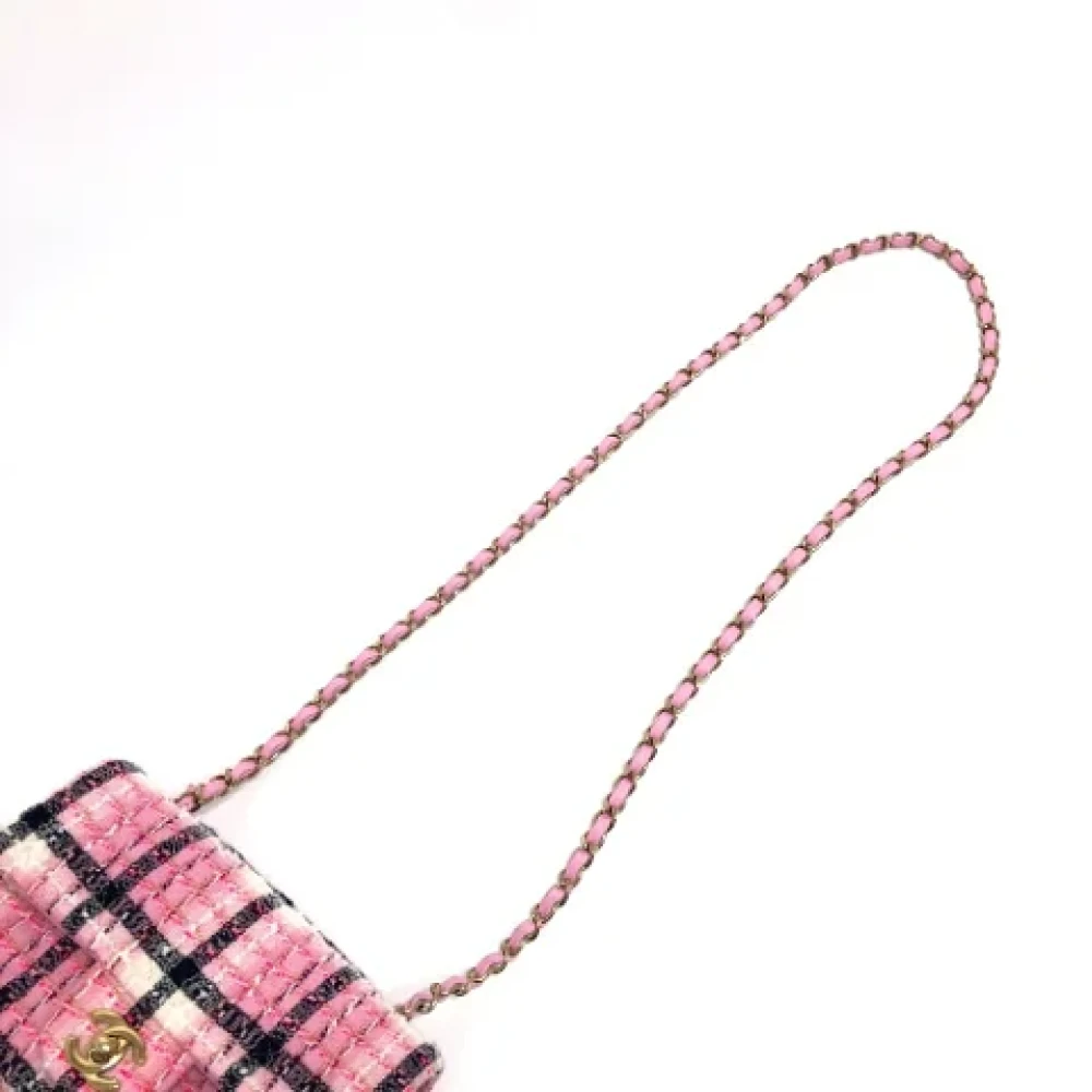 Chanel Vintage Pre-owned Fabric chanel-bags Pink Dames
