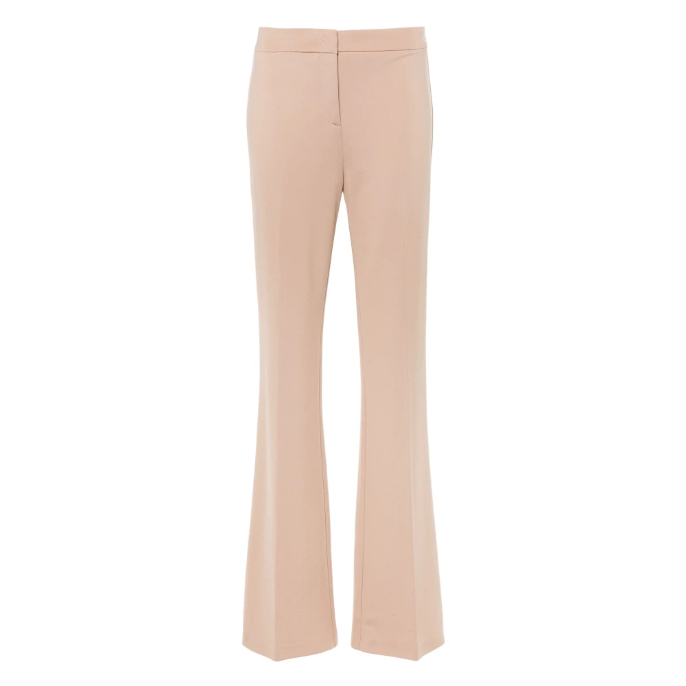 Pinko Flare-fit Bruine Broek Brown Dames