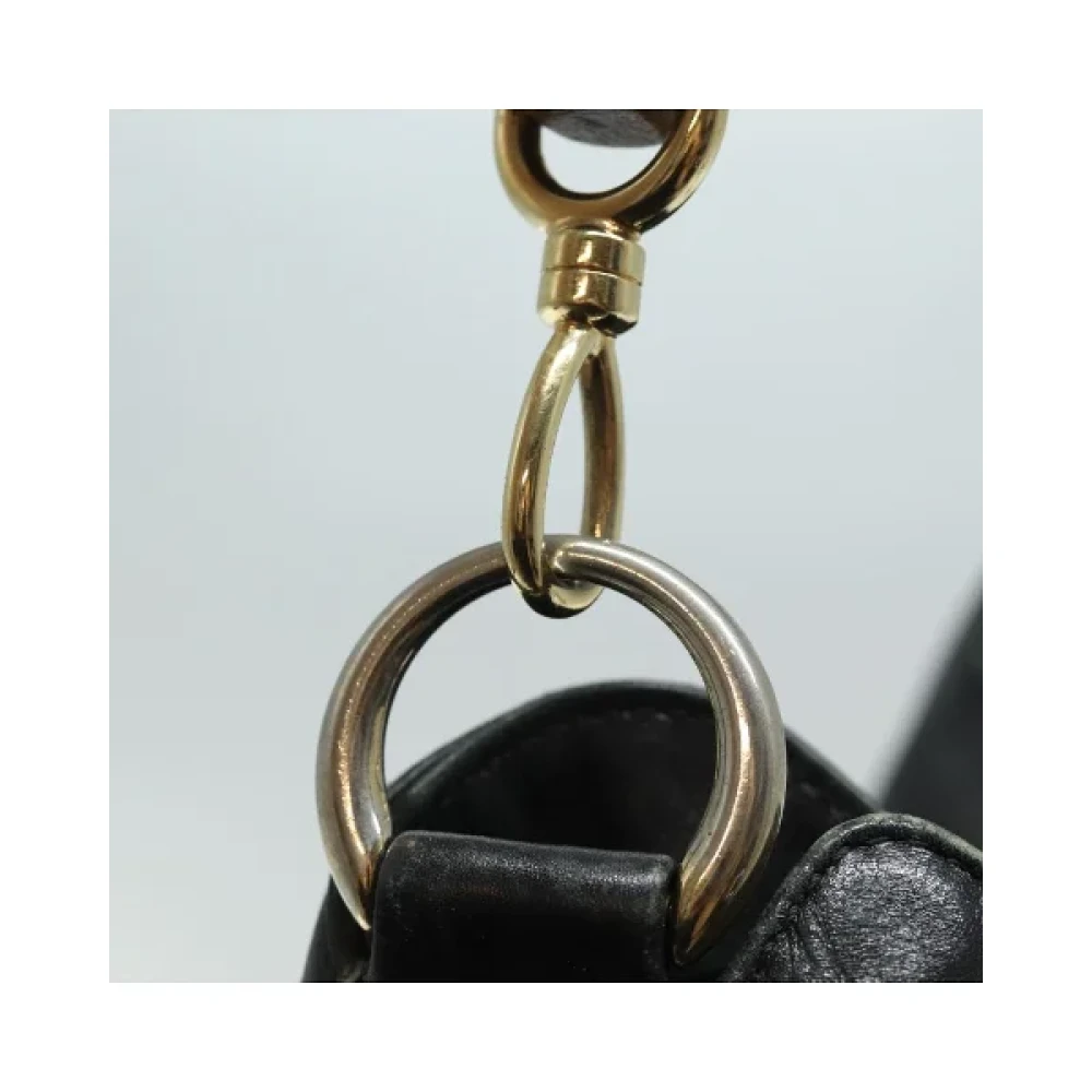 Gucci Vintage Pre-owned Leather gucci-bags Black Dames