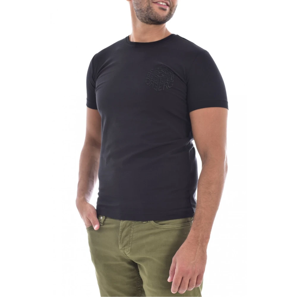 Iceberg - Tops > T-Shirts - Black - Iceberg - Modalova