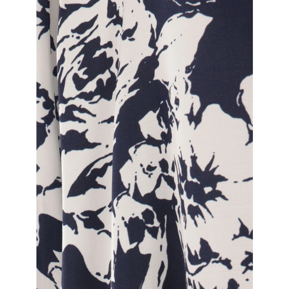 Raquel Diniz Oversized Blauw Bloemenprint Shirt Blue Dames