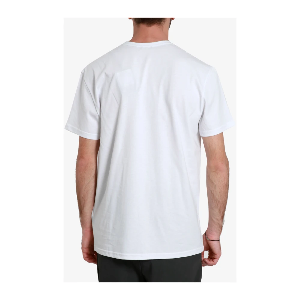 Hogan Katoenen T-shirt met ronde hals White Heren
