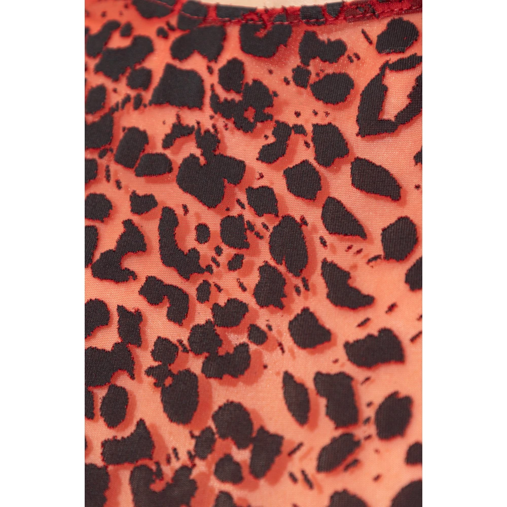 alexander mcqueen Transparante top Red Dames