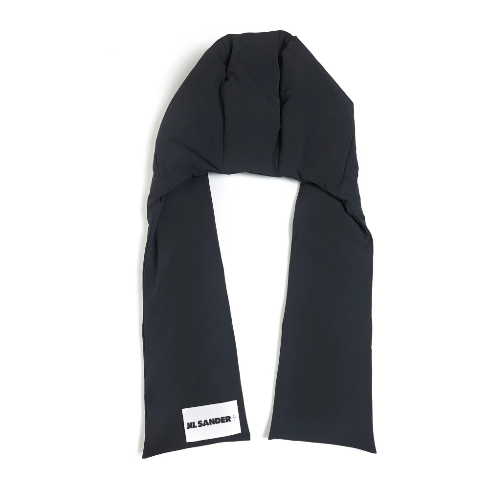 Jil Sander Zwart Sjaal Plus Collectie Black Dames
