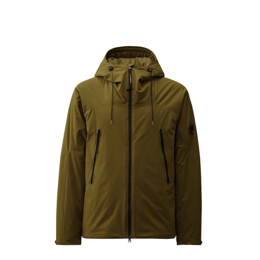 C.P. Company Pro-Tek volledige ritssluiting jas met Primaloft Silver Brown Heren