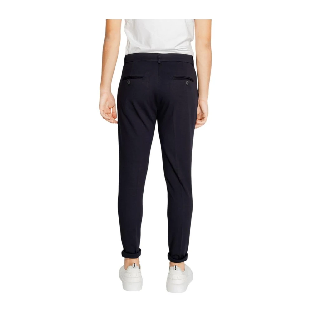 Antony Morato Blauwe Viscose Blend Jeans & Broeken Blue Heren